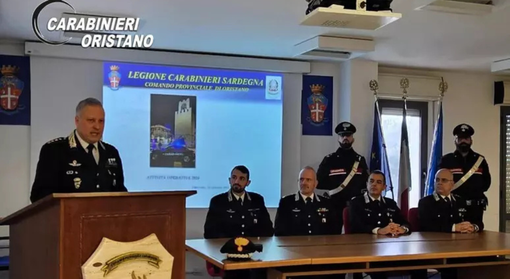 Sicurezza, nel 2024 delitti in calo nella provincia di Oristano