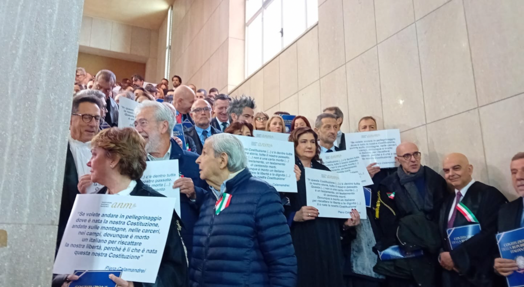 Grossa protesta al Tribunale di Cagliari: i magistrati si oppongono alla riforma Nordio