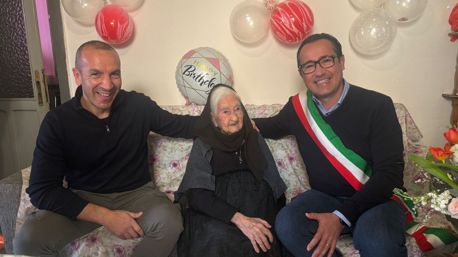 Lotzorai, grande festa per tzia Peppina Corona: ha compiuto 105 anni