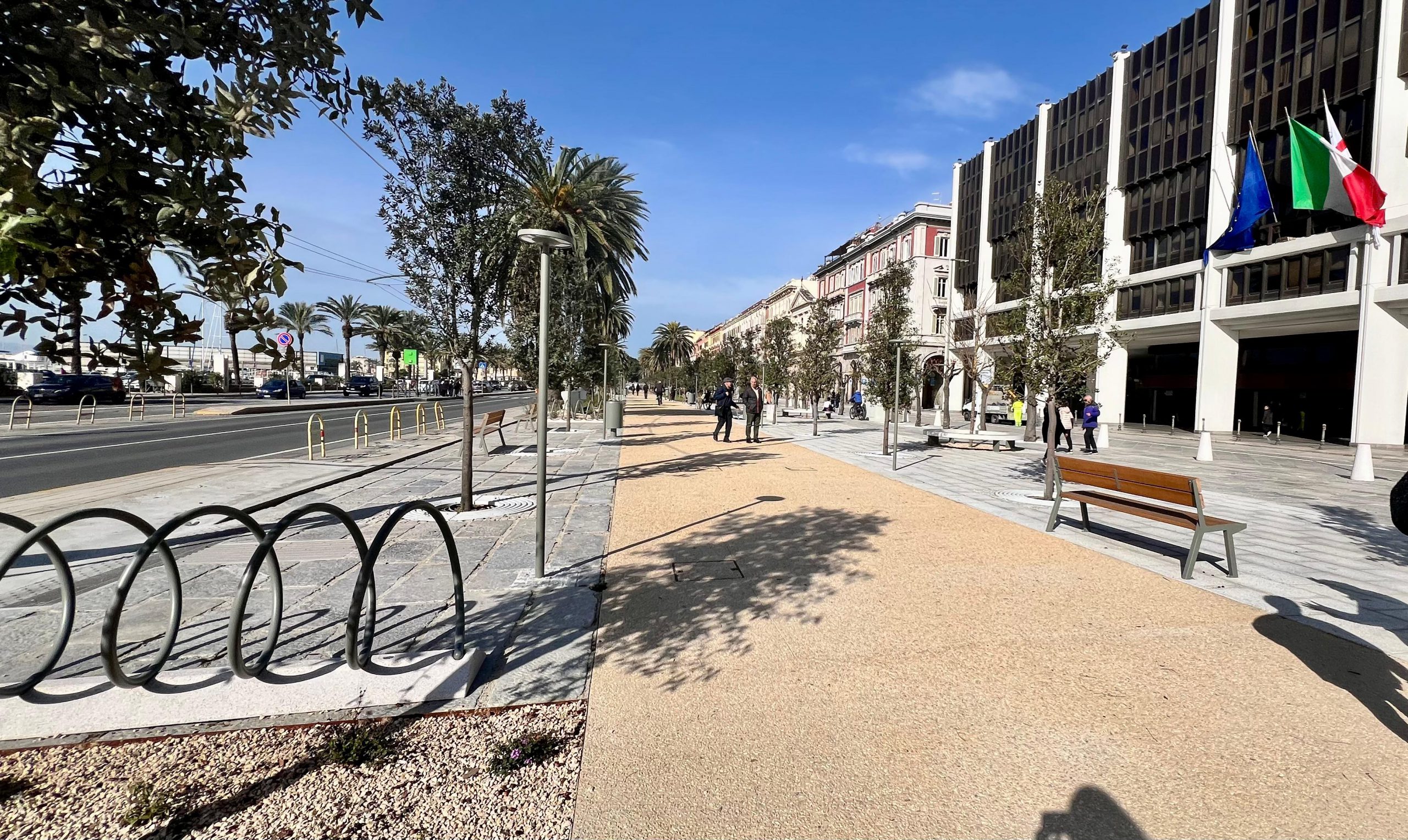 Cagliari, riaperta parte di via Roma: ecco la nuova circolazione