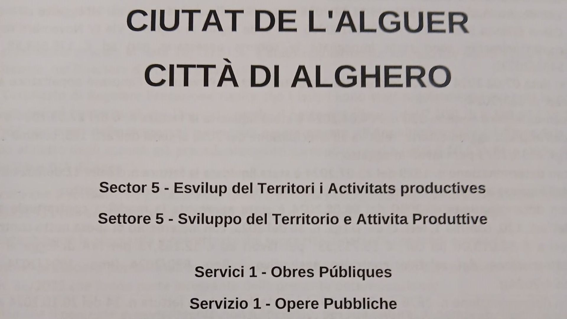 Alghero, rivoluzione bilinguismo: atti intestati in catalano e italiano
